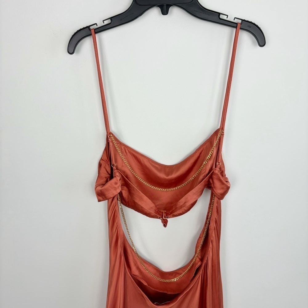 FLAW LPA Adellum Maxi Dress in Copper Size L - Picture 7 of 14
